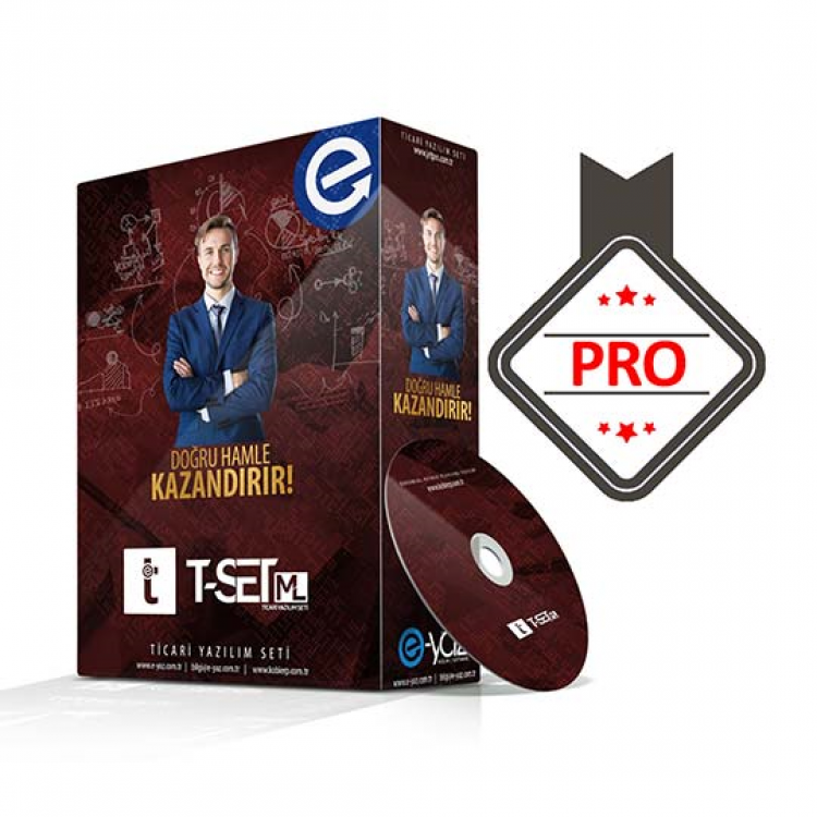 T-SET ML PRO Paket Ticari Yazılım T-SET ML PRO Paket Ticari Yazılım